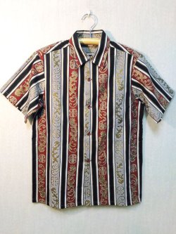 画像2: 50's〜60's ORIGINAL TAHITIAN PRINTヴィンテージコットンシャツ