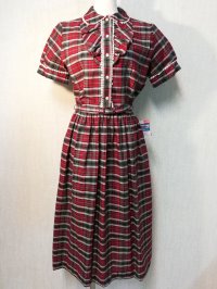 【DeadStock】50’s Princess Peggy ヴィンテージチェックワンピース