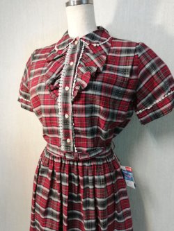 画像2: 【DeadStock】50’s Princess Peggy ヴィンテージチェックワンピース