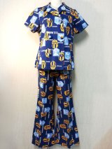 60's〜70's ミリタリープリント　セットアップ