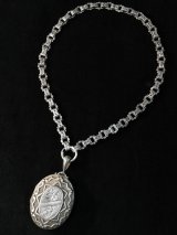 【Antique】Victorian book chain locket 【England】
