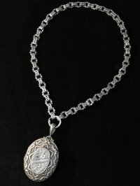 【Antique】Victorian book chain locket 【England】