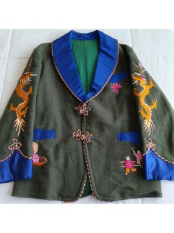 画像3: 40's ヴィンテージ Souvenir Smoking Jacket 