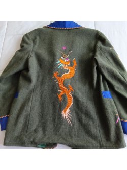 画像4: 40's ヴィンテージ Souvenir Smoking Jacket 