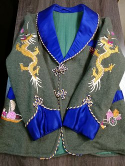 画像5: 40's ヴィンテージ Souvenir Smoking Jacket 