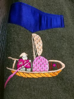 画像10: 40's ヴィンテージ Souvenir Smoking Jacket 