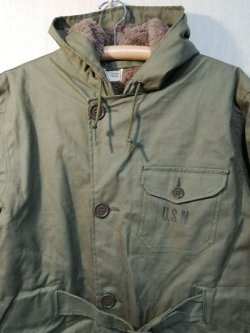 画像2: 40's WW2 U.S.NAVY DECK COAT