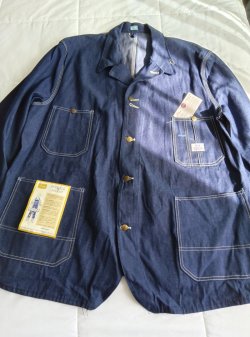 画像4: 【DeadStock】60's Sears VAT DYED DENIM ヴィンテージカバーオール