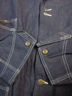 画像10: 【DeadStock】60's Sears VAT DYED DENIM ヴィンテージカバーオール