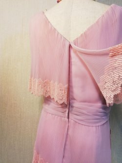 画像12: 【DeadStock】60's miss Elliette ヴィンテージ シフォンプリーツドレス