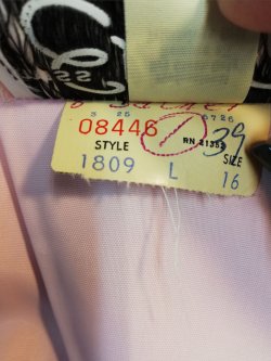 画像17: 【DeadStock】60's miss Elliette ヴィンテージ シフォンプリーツドレス