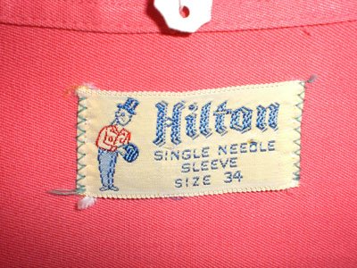 画像1: 60's Hilton製ビンテージボーリングシャツ