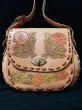 画像3: 50's〜60's 薔薇柄ヴィンテージレザーBag (3)