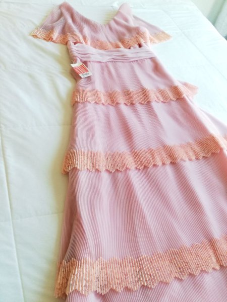 画像1: 【DeadStock】60's miss Elliette ヴィンテージ シフォンプリーツドレス (1)