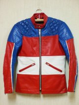 70's Lesco LEATHERS USAヴィンテージシングルライダース46 70s vintage Lesco single leather riders JKTシングルレザー