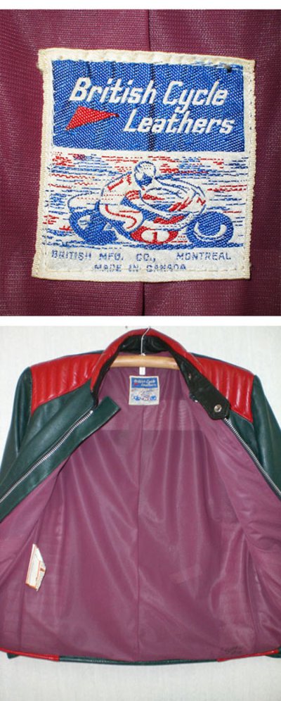 画像2: 70's British Cycle leathers製　ヴィンテージシングルライダースジャケット