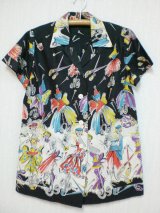 50's〜60's Manhattan製 DEAD STOCK蝶々柄ヴィンテージコットン