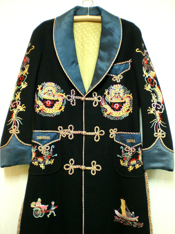 40's ヴィンテージsouvenir Smoking Jacket - Baby doll -by OLD SAW 