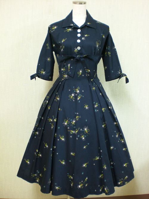 正規激安 USA VINTAGE 50s DRESS ヴィンテージワンピース アンティーク 