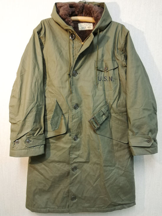 60s ビンテージ usnavy n-2 デッキコート-