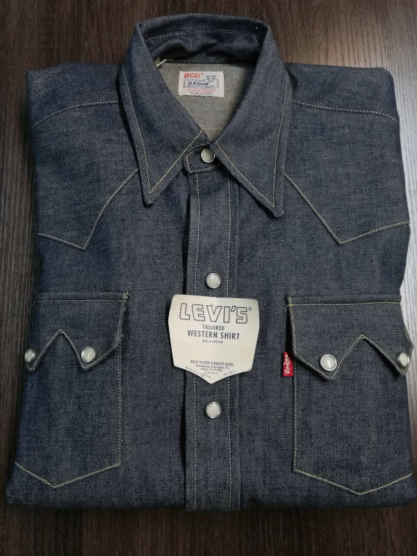 1955年モデルUSA製LEVI'S デッドストック LVC 1955ウエスタンシャツ