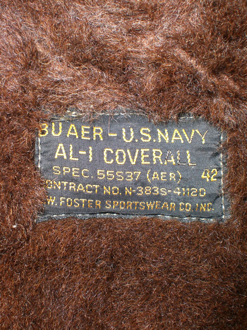 40s〜 US.NAVY  AL-1 カヴァーオール カットオフ身幅65cm